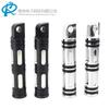 Aluminum CNC Rear Foot Pegs Harley-Davidson XL883 XL1200 48 Classic Retro Style Footrests Black Or Chrome