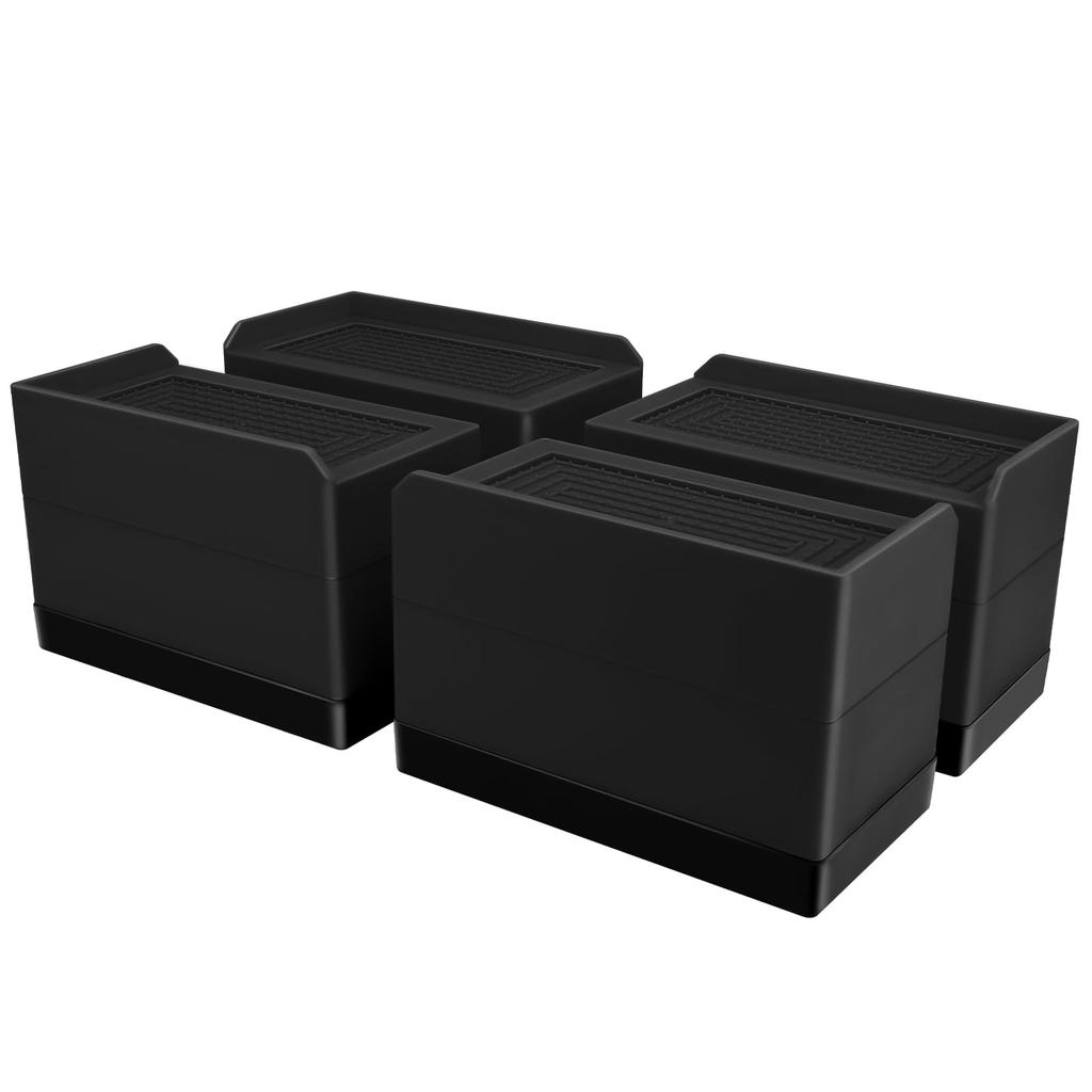 Umelee Desk Height Adjustable Table Legs, 7.3cm Lift, Table Leg Extensions for Kotatsu, Sofa, Bed, and Chair, Height Adjuster, Kotatsu Height Adjuster