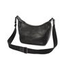 LEATHER CRAFT COMPANY EVERY LEV-1030 (Black), Small Genuine Italian Leather Shoulder Bag