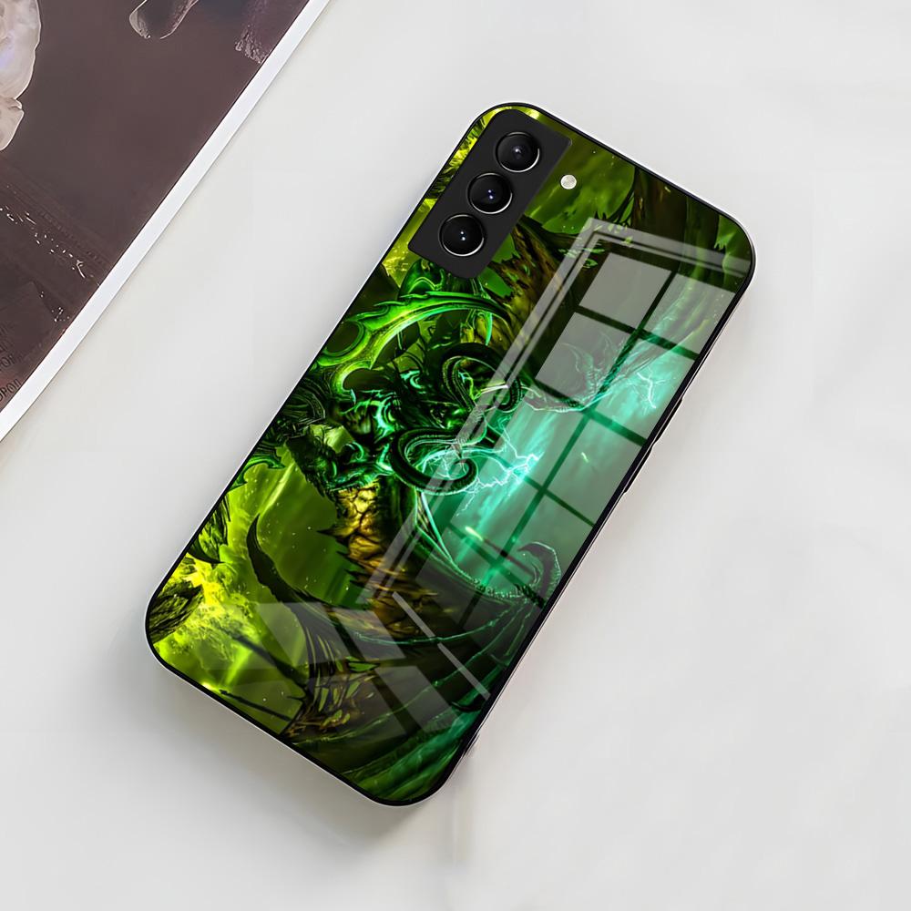 World Of Warcraft Illidan Phone Case For Samsung A56 A36 A26 A16 A15 A25 A35 A55 A14 A34 A24 A54 Glass Case