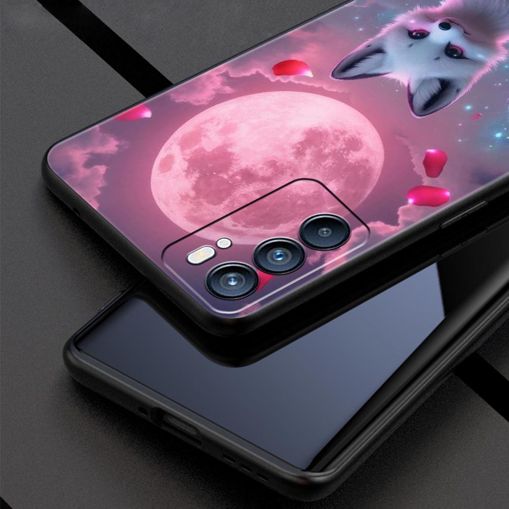 Etui na telefon Czerwony Lis Do Oppo A17 A31 A54 A57 A78 A79 A98 Find X5 X6 Reno 6 7 8 10 11 12 13 F Pro 5G Miękki Pokrowiec TPU Fundas Capas