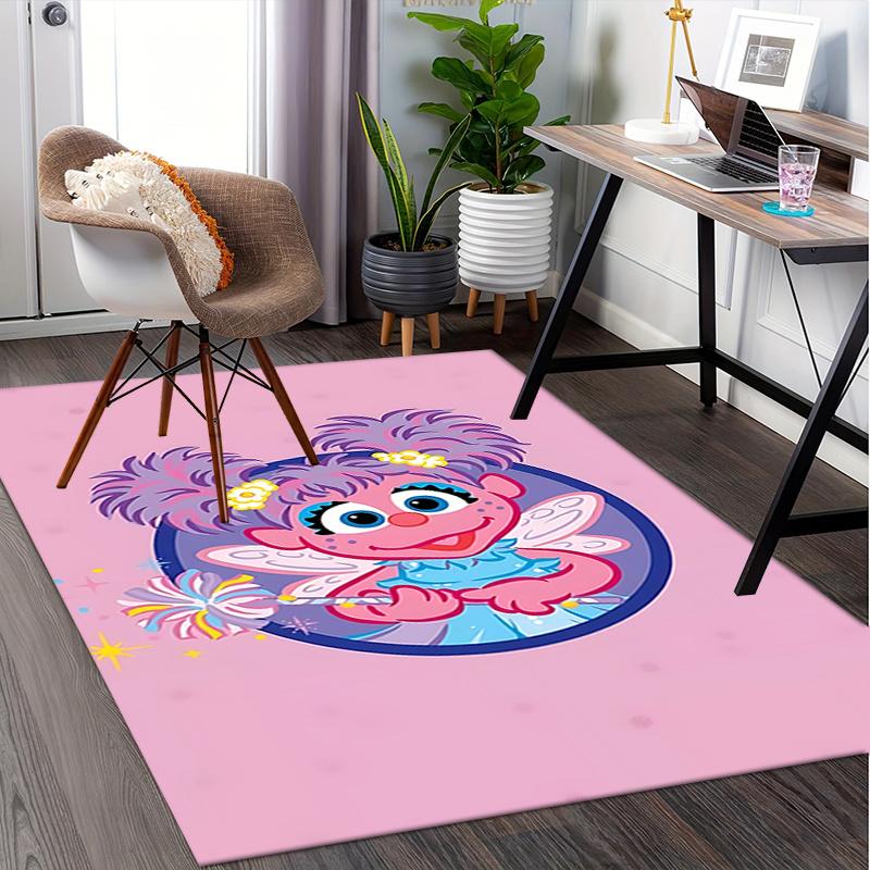 Sesame Street Abby Cadabby Chair Mat - Fairy-Themed Home Decor,Office Rug0109040A 100cm x 120cm