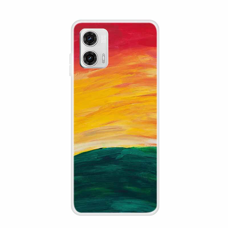 For Moto G73 5G Case E13 G72 Soft Silicone Marble Clear Phone Cover for Motorola MOTO G72 MotoE13 E 13 TPU Coque Capas G73 5G