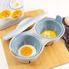 Convenient Microwave Safe Eggs Steamer Quick Steam Eggs Using Plastic Texture Suitable for Students Office Worker