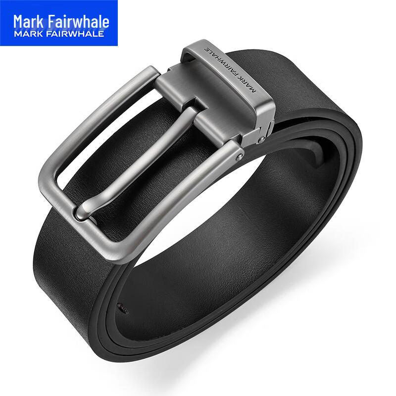 MARK FAIRWHALE Men s Leather Pin Buckle Belt 120cm