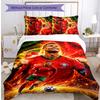 Set Lenzuola 3 Pezzi con Stampa Cristiano Ronaldo Morbido Delicato sulla Pelle Lavabile Copripiumino e Federe Set Stagione Unica Camera da Letto