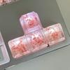 Resin Dry Flowers Keycap Translucently Keycaps Cross Axis Mechanical Keyboard Keycap for Cherry MX Mechanical Gaming Keyboard