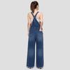GAP Women's Classic Wide-Leg Denim Overalls
