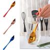 DIY Stainless Steel Saucier Spoon Baking Tool Honey Sauce Metal Spoons Tapered Spout Colorful Decorating Spoon