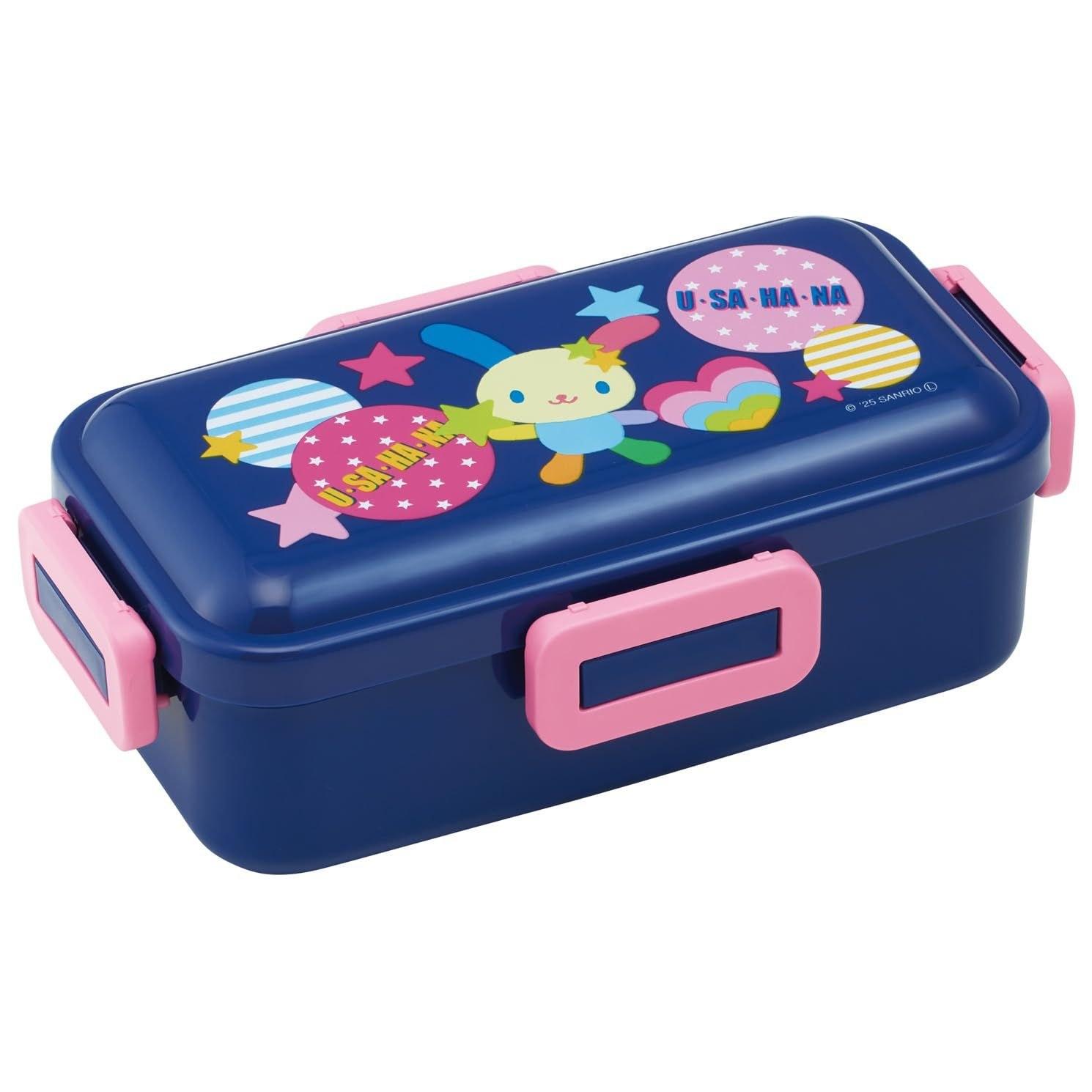 Skater Bento Box Fluffy Serving Lunch 1 Layer 530ml Dishwasher Safe Microwave Made Japan Sanrio Usahana PFLB6-A