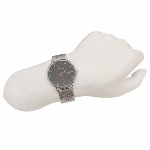 Coach Men's CHARLES 41MM Watch, 14602477, Black and Silver