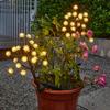 Solar Lawn Decorative Lights IP65 Waterproof Tree Form Lawn Atmosphere Light  Easy Installation Dustproof for Home Garden