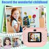 2.0Inch HD Screen Children Digital Camera 1080P HD Recording Photo Thermal Printer  Birthday Gift