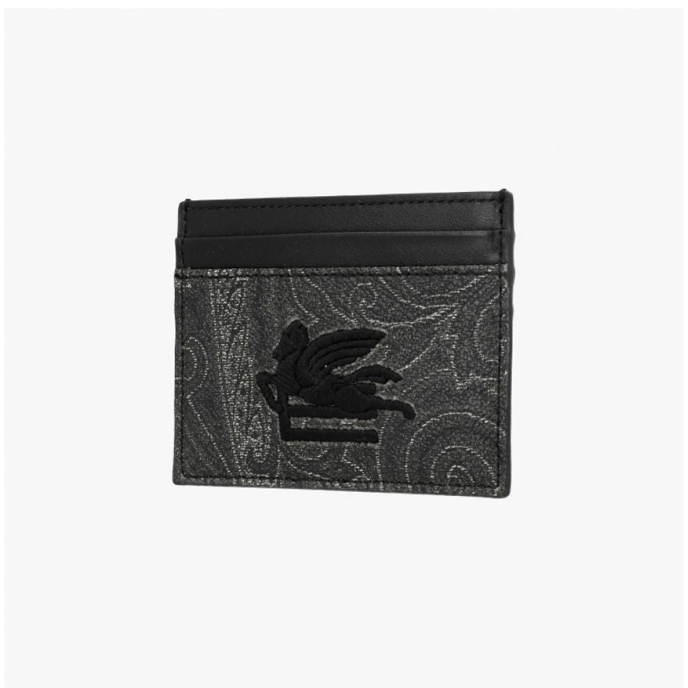 Etro Paisley Jacquard Pegasus Kortplånbok Mp2e0001aa012