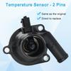 55565336 Engine Coolant Thermostat Housing Assembly Compatible With 2011-2016 Chevy Cruze Limited 1.4L Replace OEM 55565336 55579010 902-808