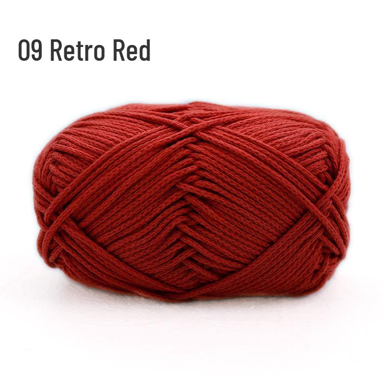 Xue Feier Suxin 2mm Round Hollow Pure Cotton Crochet Yarn for DIY Knitting