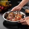 PYTHONIC Stainless Steel Round Dinner Plate
