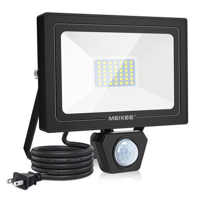 MEIKEE Einfache Bewegungssensorleuchte, LED-Sicherheitslicht, 30W, 100V, 2600 Lumen, 6-Tatami (ca. 12,5 sq ft) Kapazität, Hell, Energiesparend, 6500K