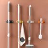 4Pcs Mop Storage Buckles No Drilling Wall Holder Strong Adhesive Broom Organizer Space Saving Self-Adhesive Mop Holder