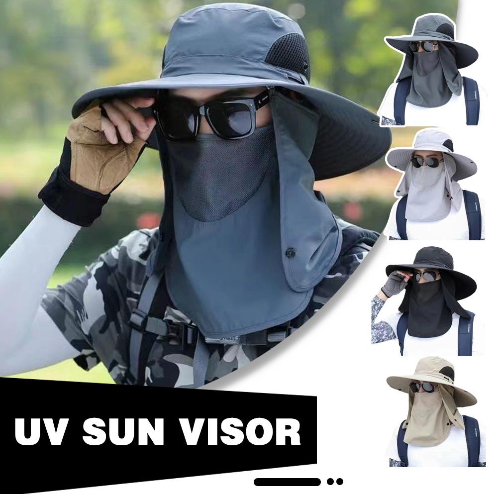 Summer Outdoor Sports Men's Fishing Hat Sunscreen Uv Protection Breathable Sunshade Casual Mountaineering Fishing Caps