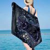 Cosmic Cat Dreamscape Beach Towel, Super Soft Microfiber, Gift for Her/Him, Birthday, for Pool, Beach, Travel, Home Decor Fan gifts