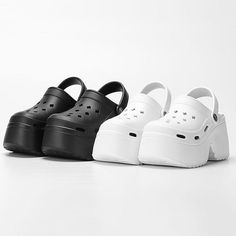 Lucyever 2024 Chunky Platform Clogs Sandals for Women Summer Outdoor Non Slip Beach Slippers Woman Eva Thick Bottom Sandles