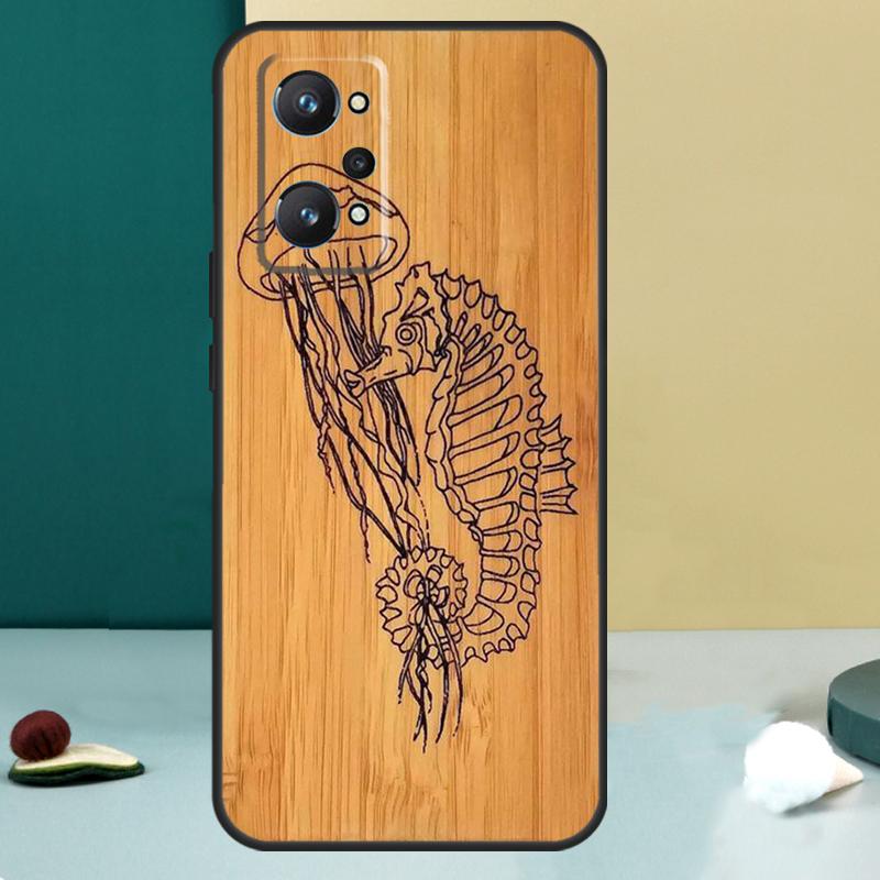 Starfish Seahorse Pattern For Realme GT 7 Pro GT 5 6 6T C67 C61 C55 C53 C51 C21Y C25S C75 10 11 12 13 14 Pro Plus Case