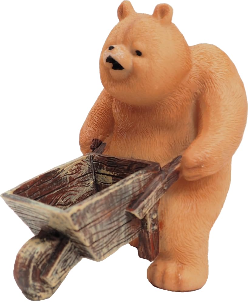

Resin Dad Bear Cart 3351