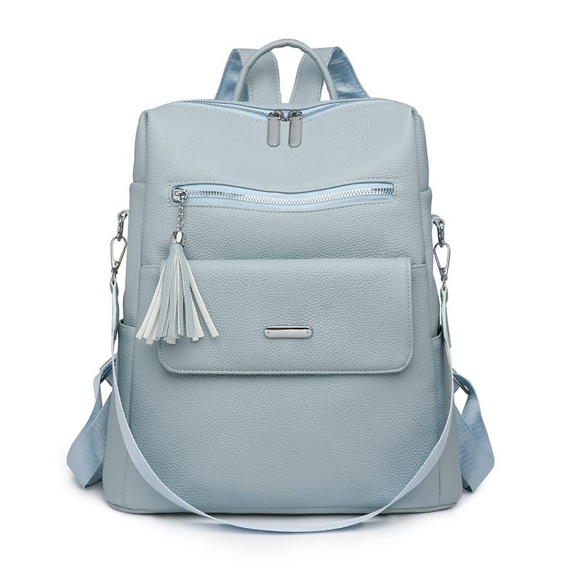 Women's Backpack New Street Trend Simple Fashion Large Capacity Travel Backpack