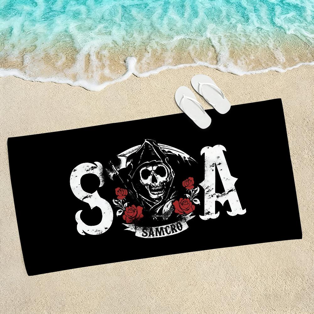 TV Series S-Sons Of A-Anarchy Towel For Beaches Yoga Studios Gyms Hot Springs Swimming Pools And Picnics
