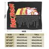 Hulk Hogan Hulkamania RIP Blankets Flannel Decoration Breathable Lightweight Throw Blankets for Bed Travel Plush Thin Quilt