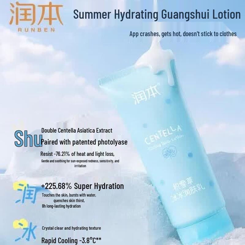 RUNBEN Kids & Baby Soothing Moisturizing Body Lotion