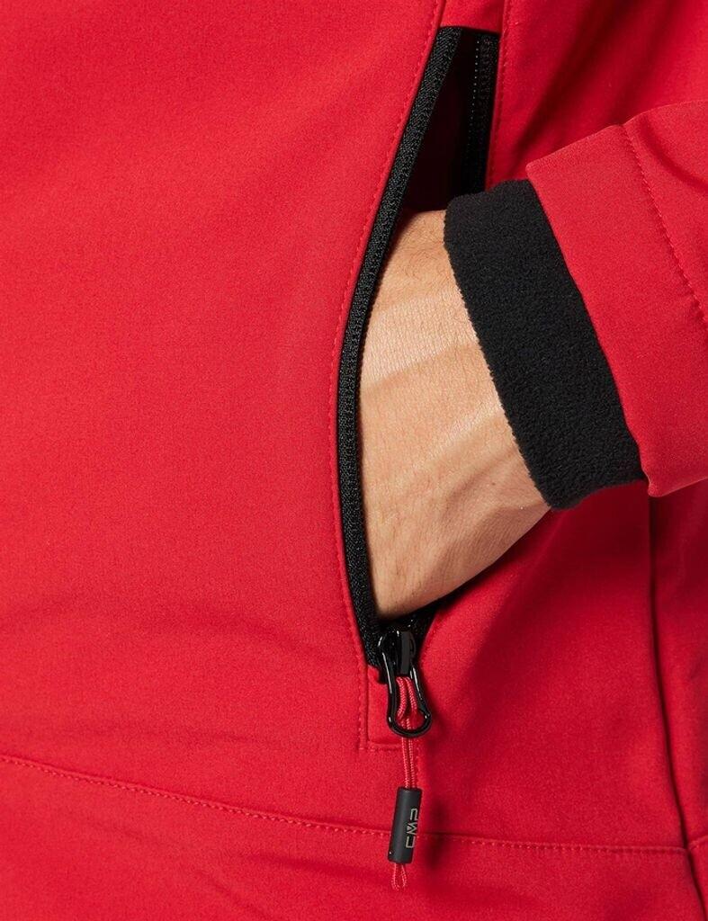 Куртка CMP мужская софтшелл с отстегивающимся капюшоном (3A01787N) ferrari/nero