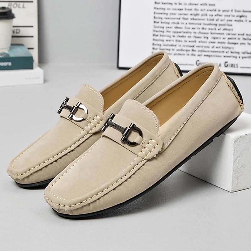 MAEDEF Men Loafers Breathable Soft Comfortable Non Slip Driving Shoes Casual Sports Shoes Lightweight Mens Walking Boat Shoes