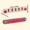 Suction Cup Bathroom Storage Hook Foldable Piano Keys Sundries Storage Holder Wall Mounted Waterproof Door Back Clothes Hook