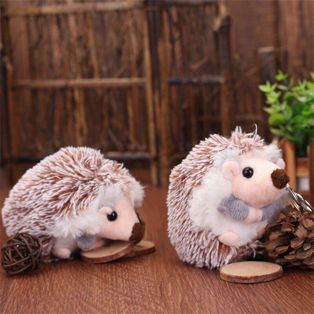 Pendants Mobile Phone Pendant Hedgehog Key Chain Auto Animal Keychain Plush Keyring Plush Key Chain