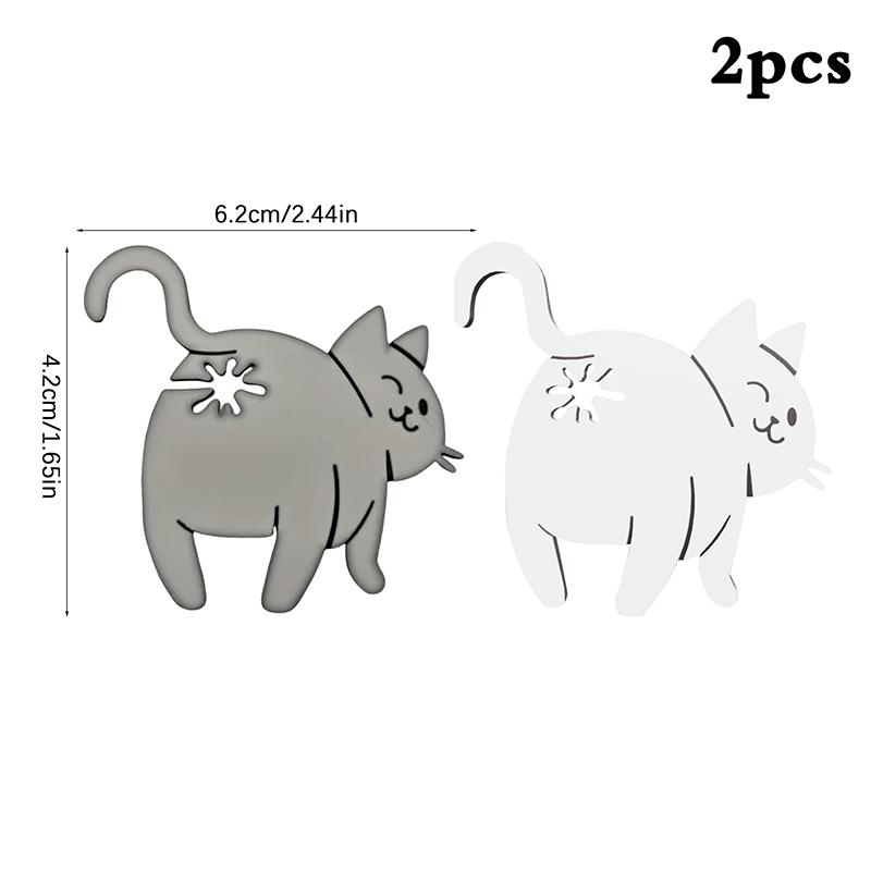 Funny Cat Butt Bread Clip 3D Printed Bag Clip Bag Holder Novelty Kitchen Gadget For Cat Lovers Food Storage Home Decor 1/2/3Pcs