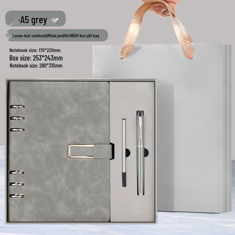 İş ve Öğrenciler İçin Çıkarılabilir Sert Kapaklı Gevşek Yapraklı Defter