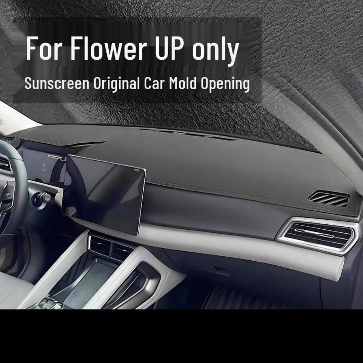 BYD Yuan UP Dashboard Sunshade: Anti-Sun, Decorative Interior Pad.