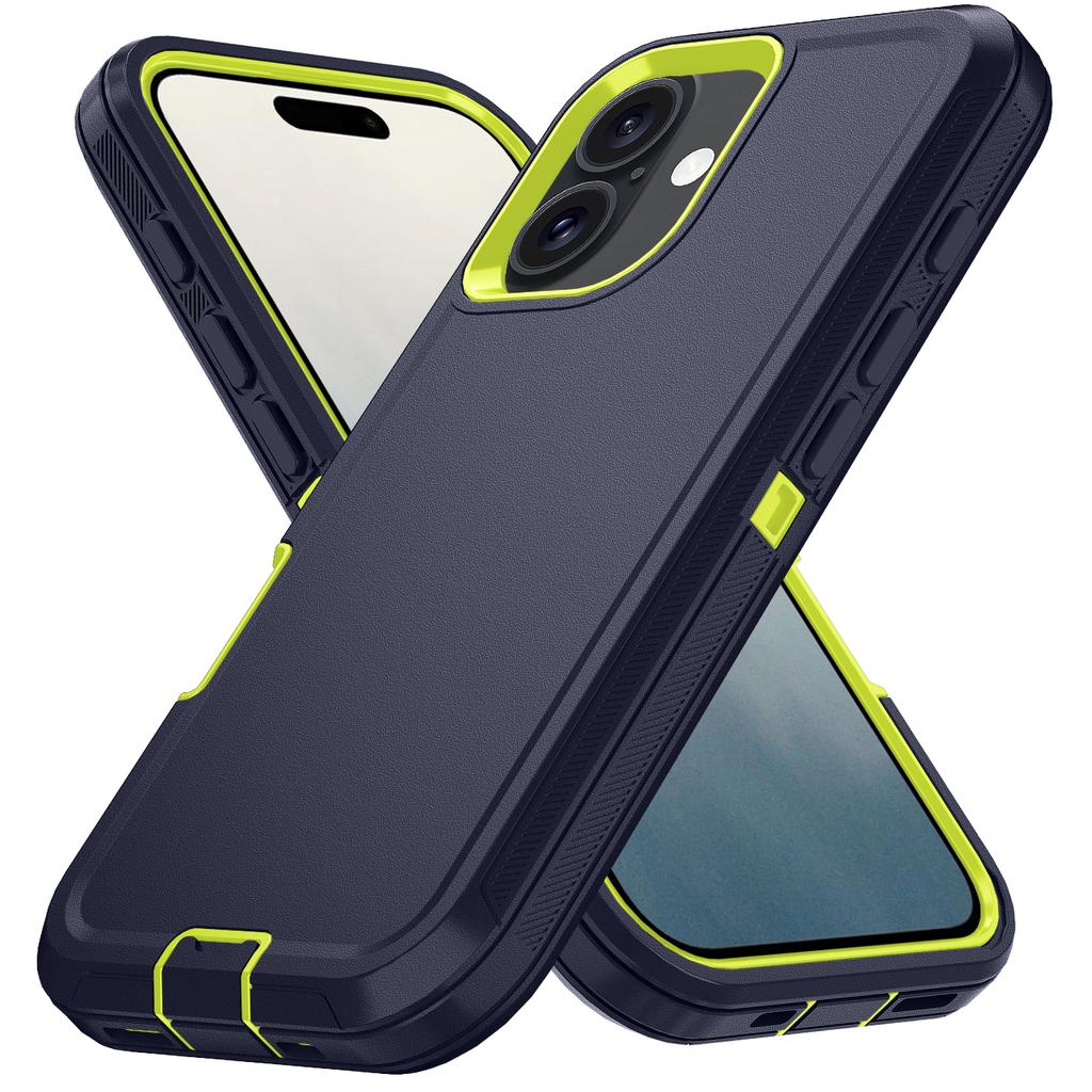 For iPhone 16 Case Detachable PC+TPU Drop-Proof Back Cover