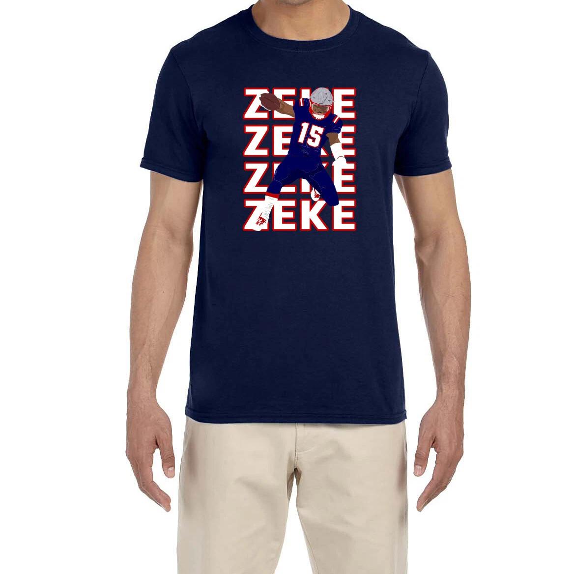 Zeke Elliott Text Pic T-Shirt S