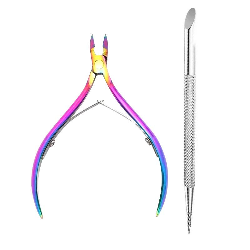 Professional Cuticle Cutter Nail Art Cuticle Nipper Clipper Edge Cutter Pedicure Scissor Plier Dead Skin Remover Manicure Tool
