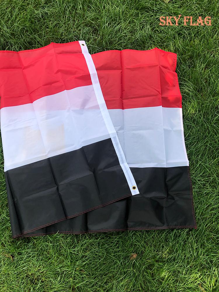 (SKY FLAG)free shipping EG EGY Egypt Flag 90x150cm Egypt flag High Quality Double Sided Printed Polyester Egypt Flag for decor