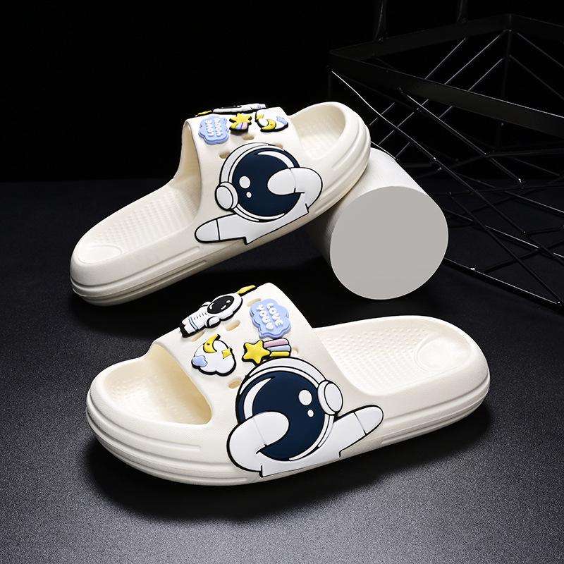 

Kids Slippers Eva For Boys And Girls Summer Nonslip Cartoon House Sandals In Soft Colors StyleA,26-27