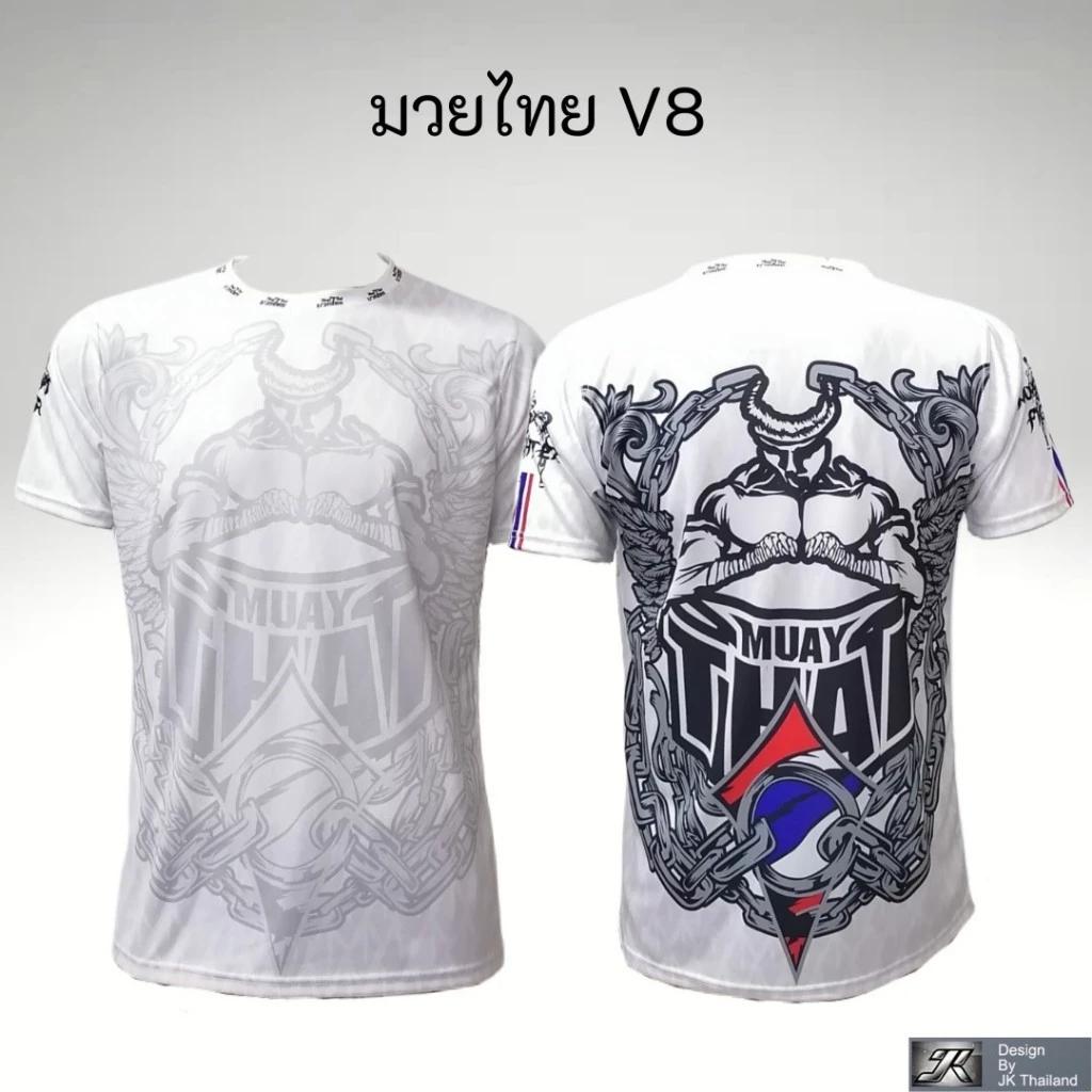 Muay Thai T-Shirt Kick Boxing 3D Print Vintage Training UV Protect Quick Dry Men Women Unisex Short Sleeve Round Neck MMA Mix Martial Art