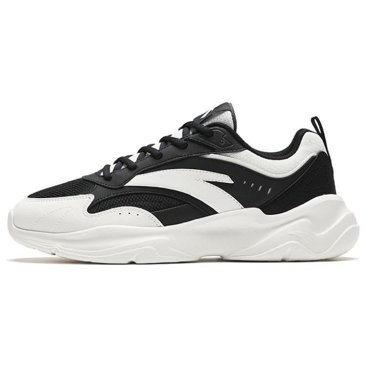 

Anta Chao Bai Gz Mesh Low top Casual Shoes Men s Black White 112348812-6 40