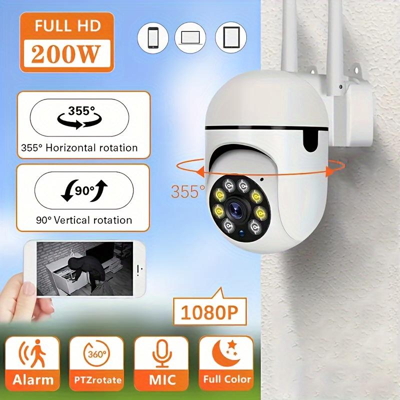 Security Camera With Color Night Vision, Wireless 1080p HD Indoor/Outdoor Video Camera, 2-Way Audio Wireless Camera