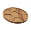 Weihnachts-Serviertablett Lustiges Puzzle-Tablett Holz-Serviertablett Dekoratives Party-Tablett