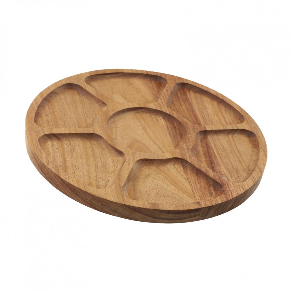 Weihnachts-Serviertablett Lustiges Puzzle-Tablett Holz-Serviertablett Dekoratives Party-Tablett