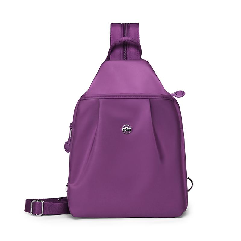 Compact Backpack with Adjustable Straps and Front Zipper Pocket